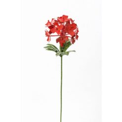 ZIMBA-ARTS METAAL ALLIUM BLOEM ROOD