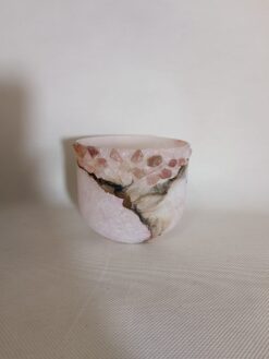 Terroso vaas rose quartz - Hoogte 10cm