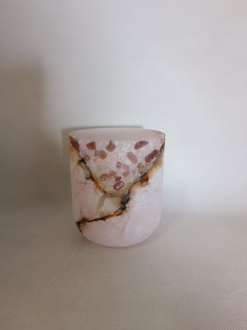 Terroso vaas rose quartz - Hoogte 16cm