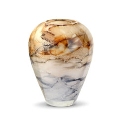 Terroso vaas sand marmer - Hoogte 27 cm