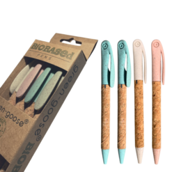 Alternative view of green-goose Plant-Based Kurk Pen | 4 Stuks