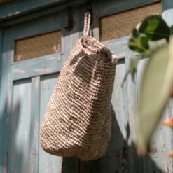 Alternative view of Wandmand UTARA Hangende opbergmand gemaakt van Raffia