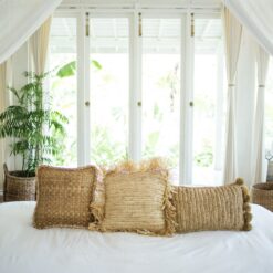 Alternative view of Sierkussen met vulling | Decoratief Kussen | Sofa Kussen SANUR gemaakt van Raffia