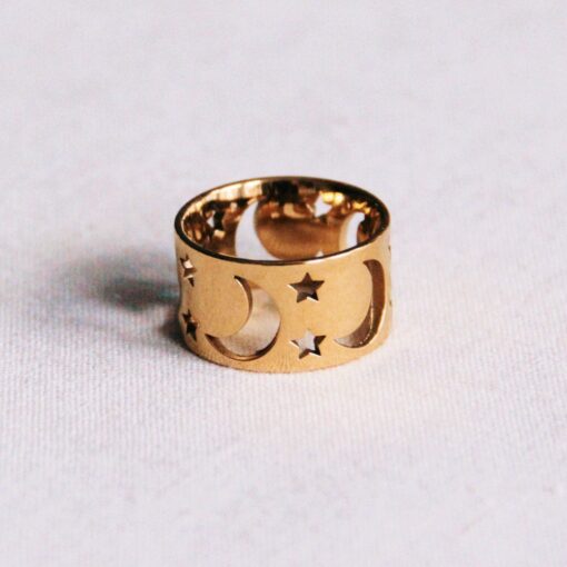 Verklaring Ring "Moon and Stars"
