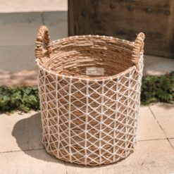 Alternative view of Boho wasmand KERSO | Plantenmand | Opbergmand van bananenvezel (3 maten)