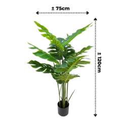 Alternative view of Monstera Kunstplant 120cm