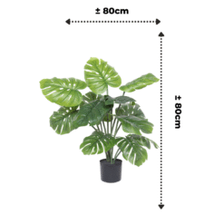 Alternative view of Monstera Kunstplant 80cm