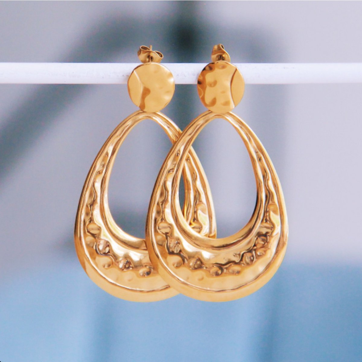 Verklaring Earring Vervaardigde druppel