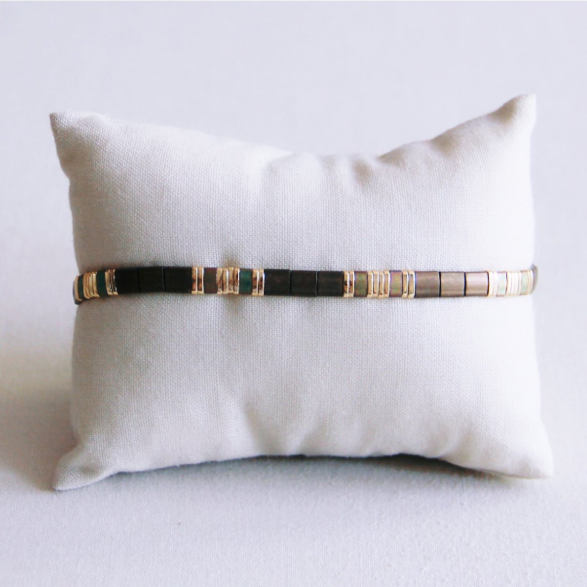 Tilabead -armband - Mocha/Gold -vergulde - Afbeelding 3