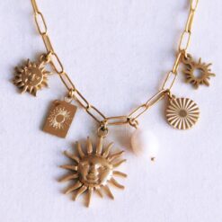 Bedelketting 'Sun Lover' β goud