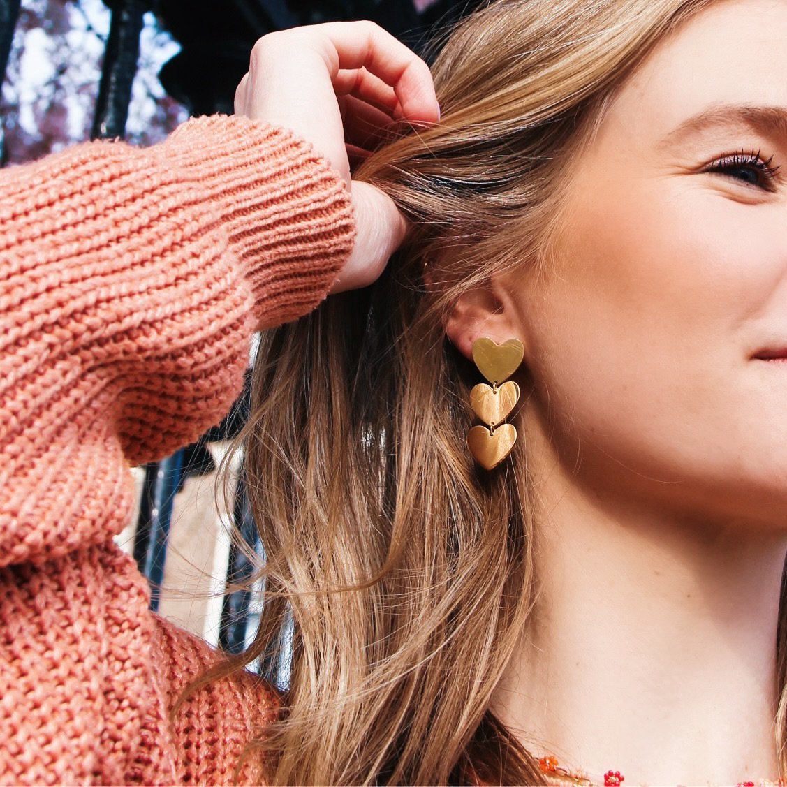 Verklaring oorrang 3 harten - zilver - Afbeelding 2