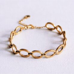 Ovaal gekoppelde armband