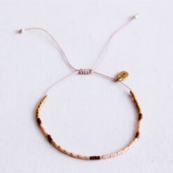 Alternative view of Miyuki -armband - naakt/bruin/cognac