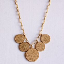 Charme ketting 'munten'