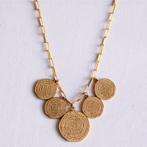 Charme ketting 'munten'
