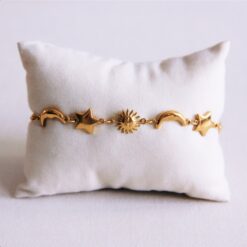 Alternative view of Link armband met zon, maan en ster