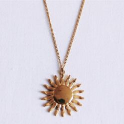 Fijne linkketen met Sun Charm 'Large'