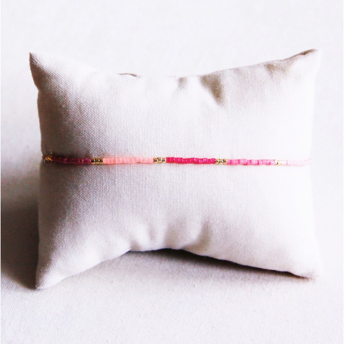 Miyuki armband roze mix - Afbeelding 2