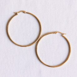 RVS creol 50mm 'basic' - goud