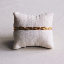 Alternative view of SA860 - Roestvrijstalen gevlochten slangenarmband - goud