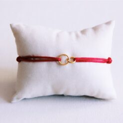 Infinity Satijnen armband - BourgondiΓ«