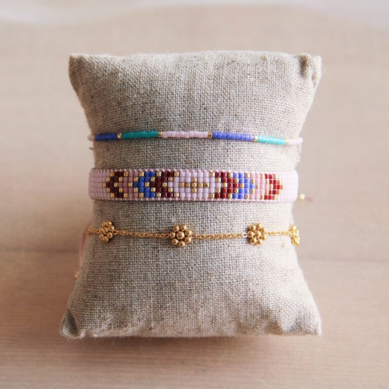 Roestvrij stalen armband met fijne madeliefjesbloem - goud - Afbeelding 3