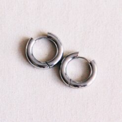 EA517: RVS breed creool 16mm - zilver