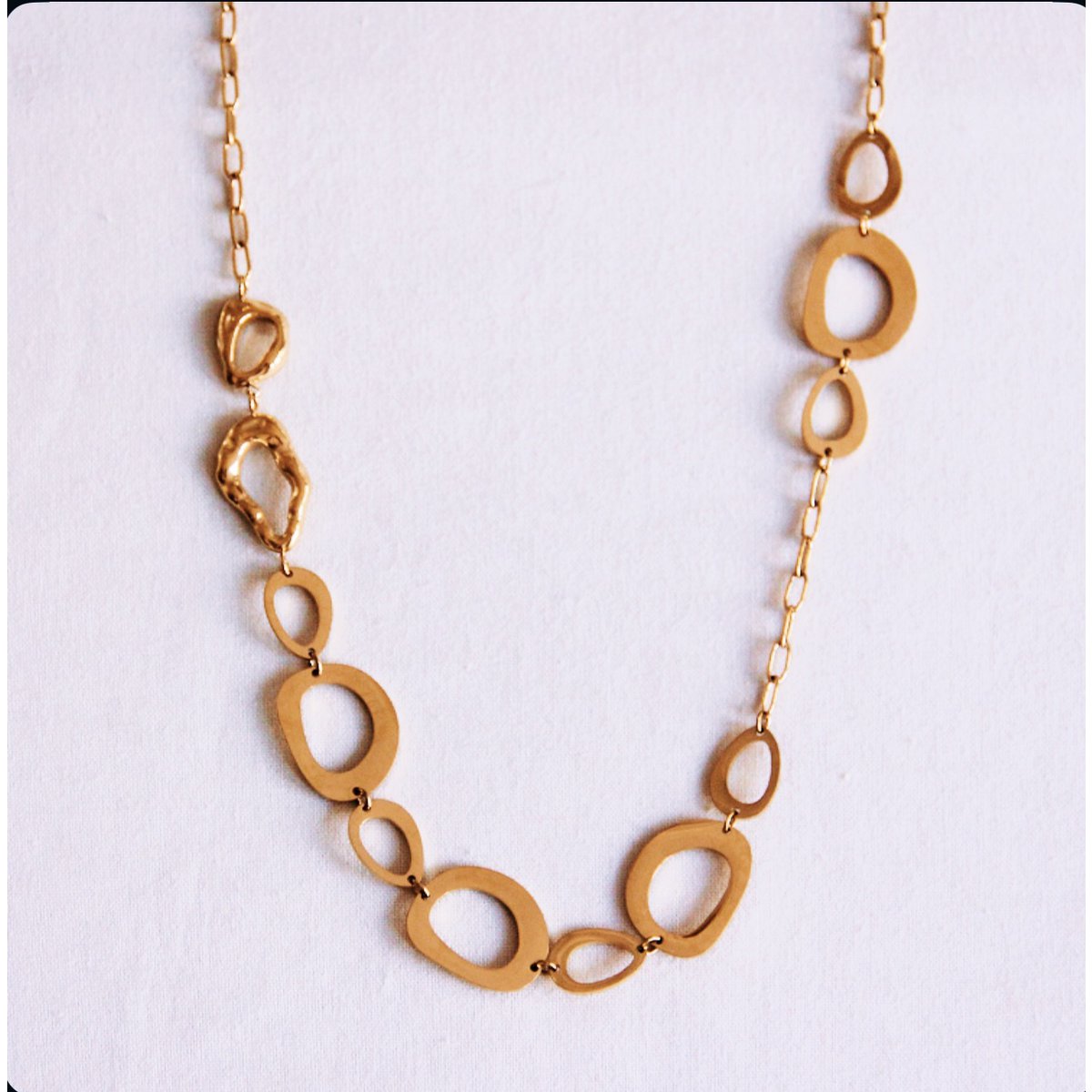 Lange D-ketting ketting met grote schakels