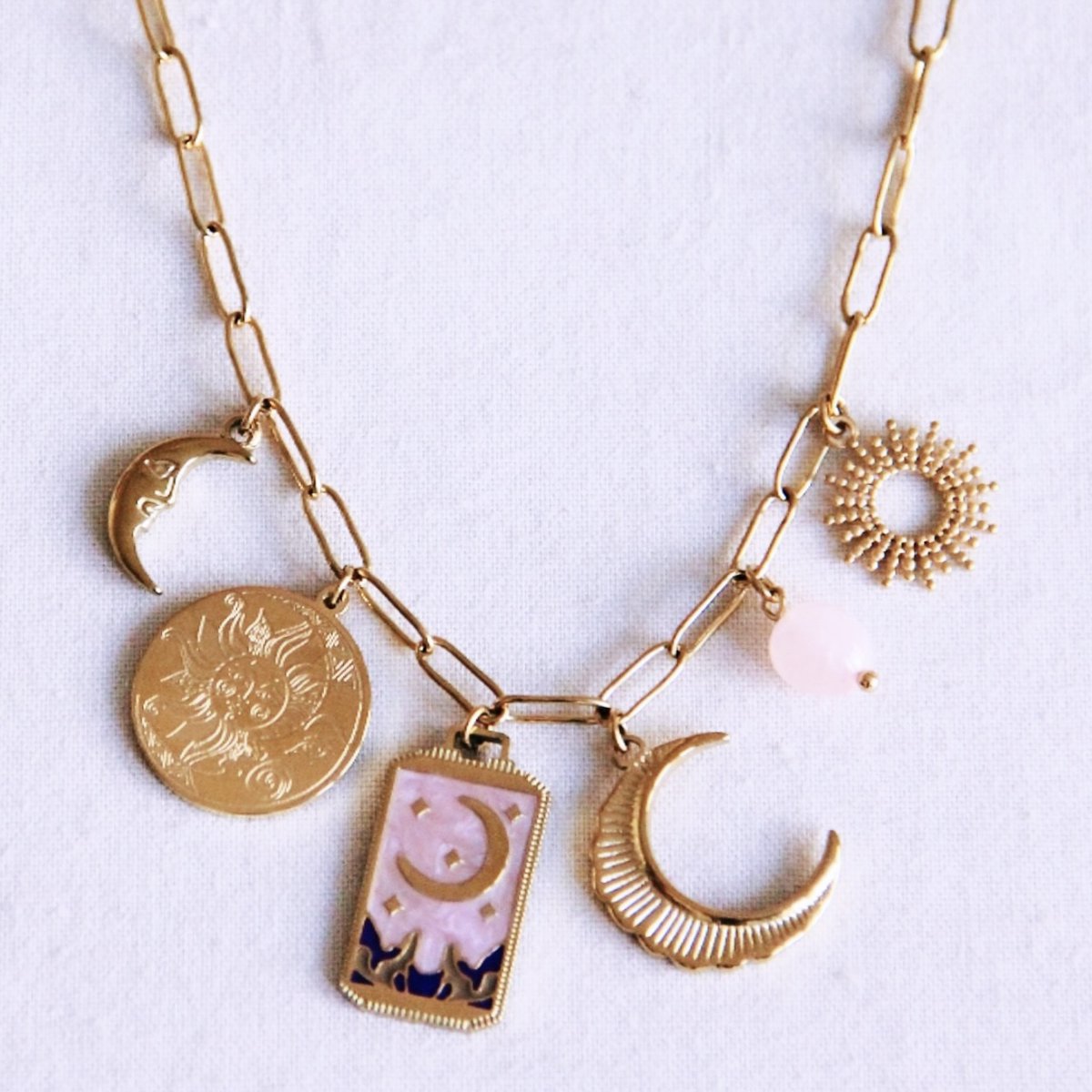 Charme ketting 'maan kind'