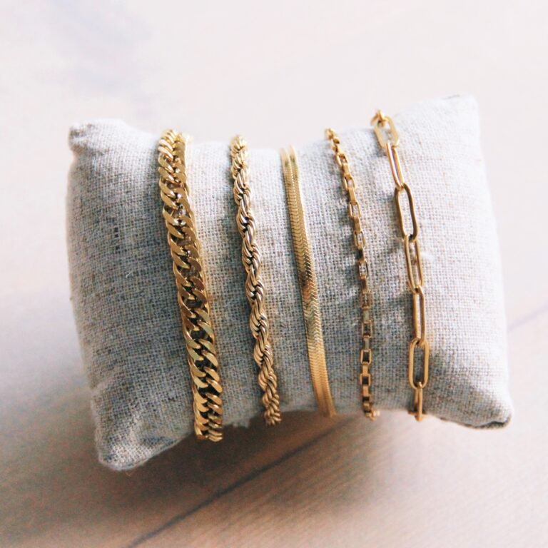 SA809 - Stalen armband met D-ketting - zilver - Afbeelding 3