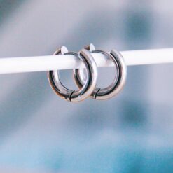 Alternative view of EA517: RVS breed creool 16mm - zilver