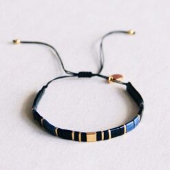 Alternative view of Tilabead armband zwart/verguld