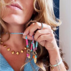 Alternative view of Surfketting met charmes - oranje/roze