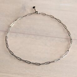 Alternative view of Roestvrijstalen d -keten ketting - zilver