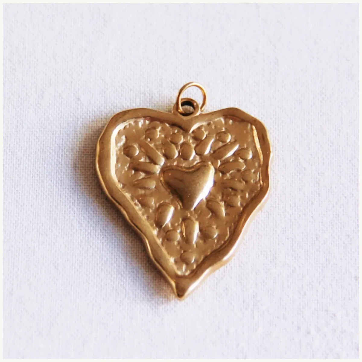 Solid Heart XL Charm (hanger voor XL kralen ketting)