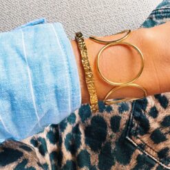 Alternative view of Bangleprint - goud