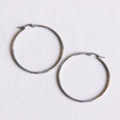 RVS creol 50mm 'basic' - zilver