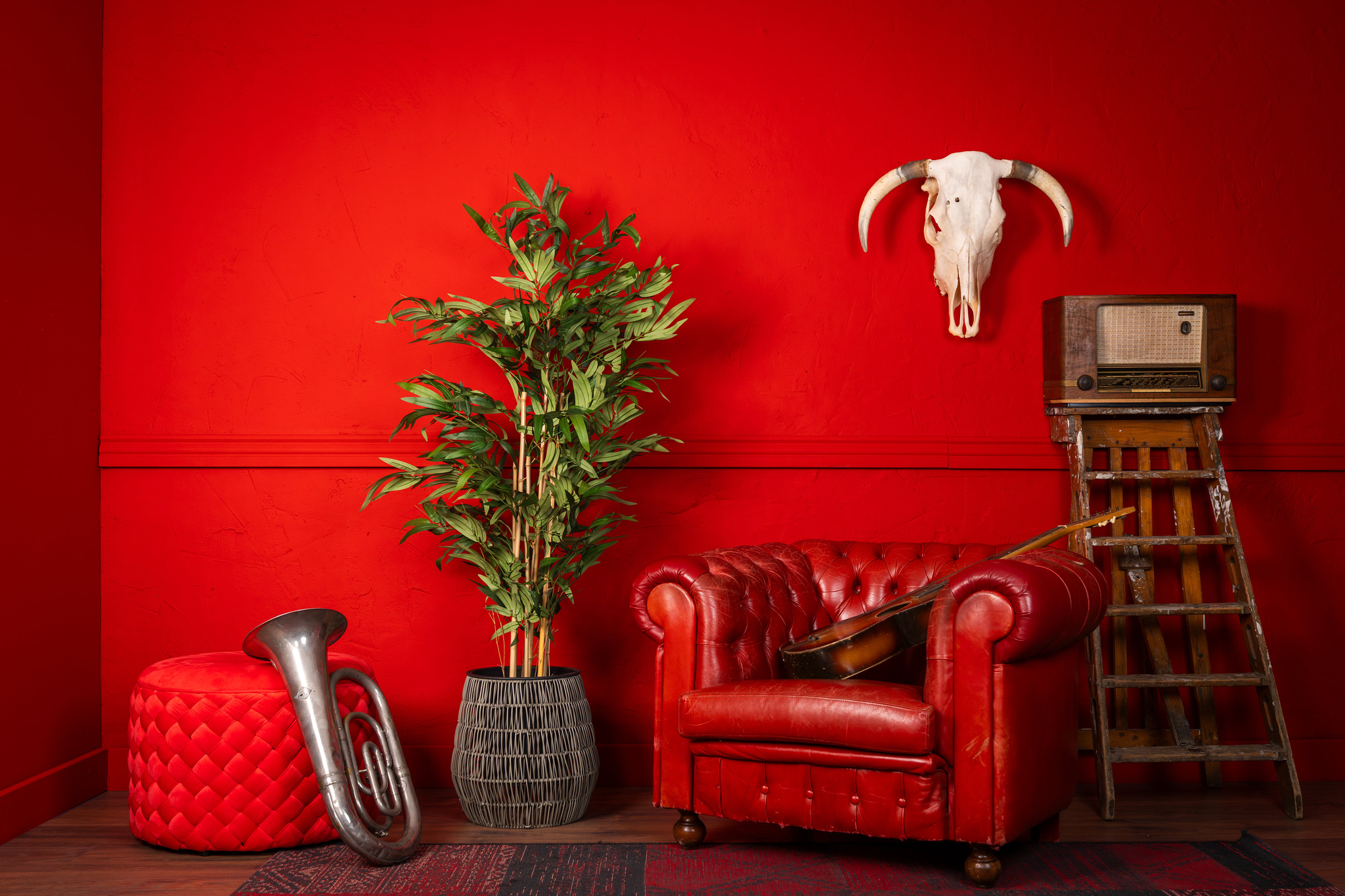 Japanse bamboe kunstplant 140 cm - Afbeelding 3