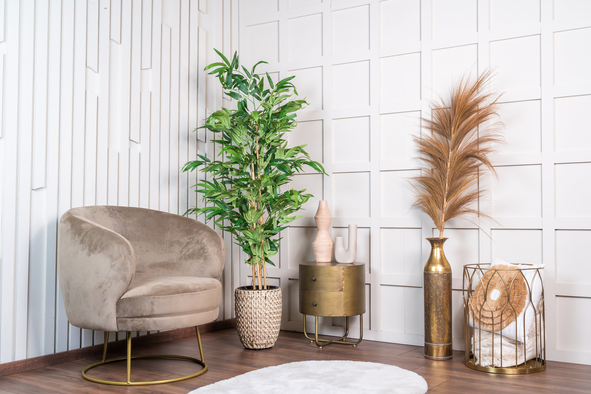 Japanse bamboe kunstplant 140 cm - Afbeelding 4