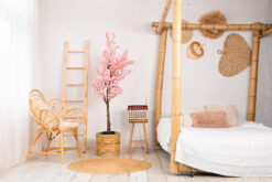 Alternative view of 150 cm kunstbloesem roze deluxe