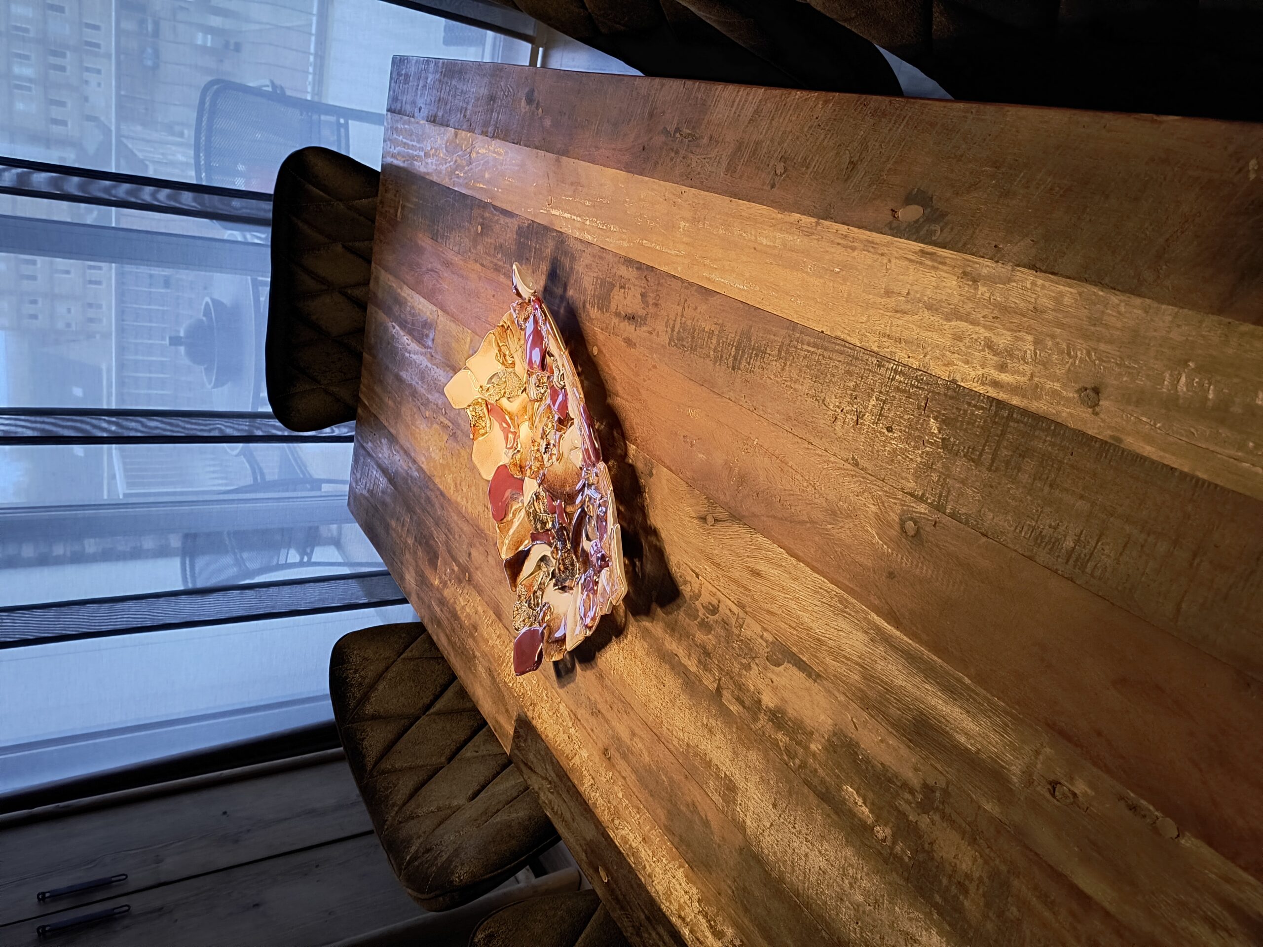 Glazen Fusion Schaal, Forest, L40XB30 - Afbeelding 2