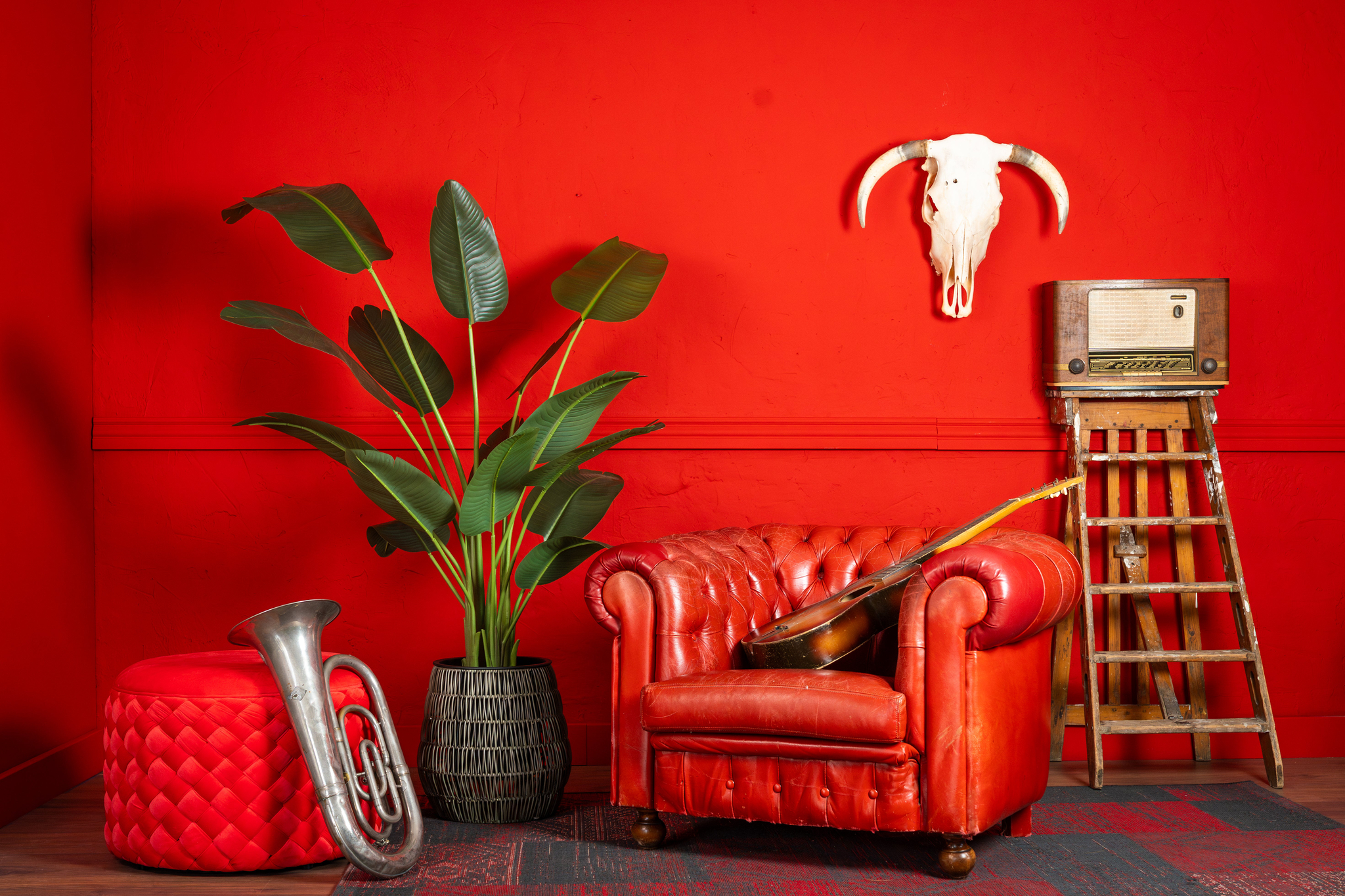 Kunstplant Strelitzia 180 cm echt aanvoelend - Afbeelding 4