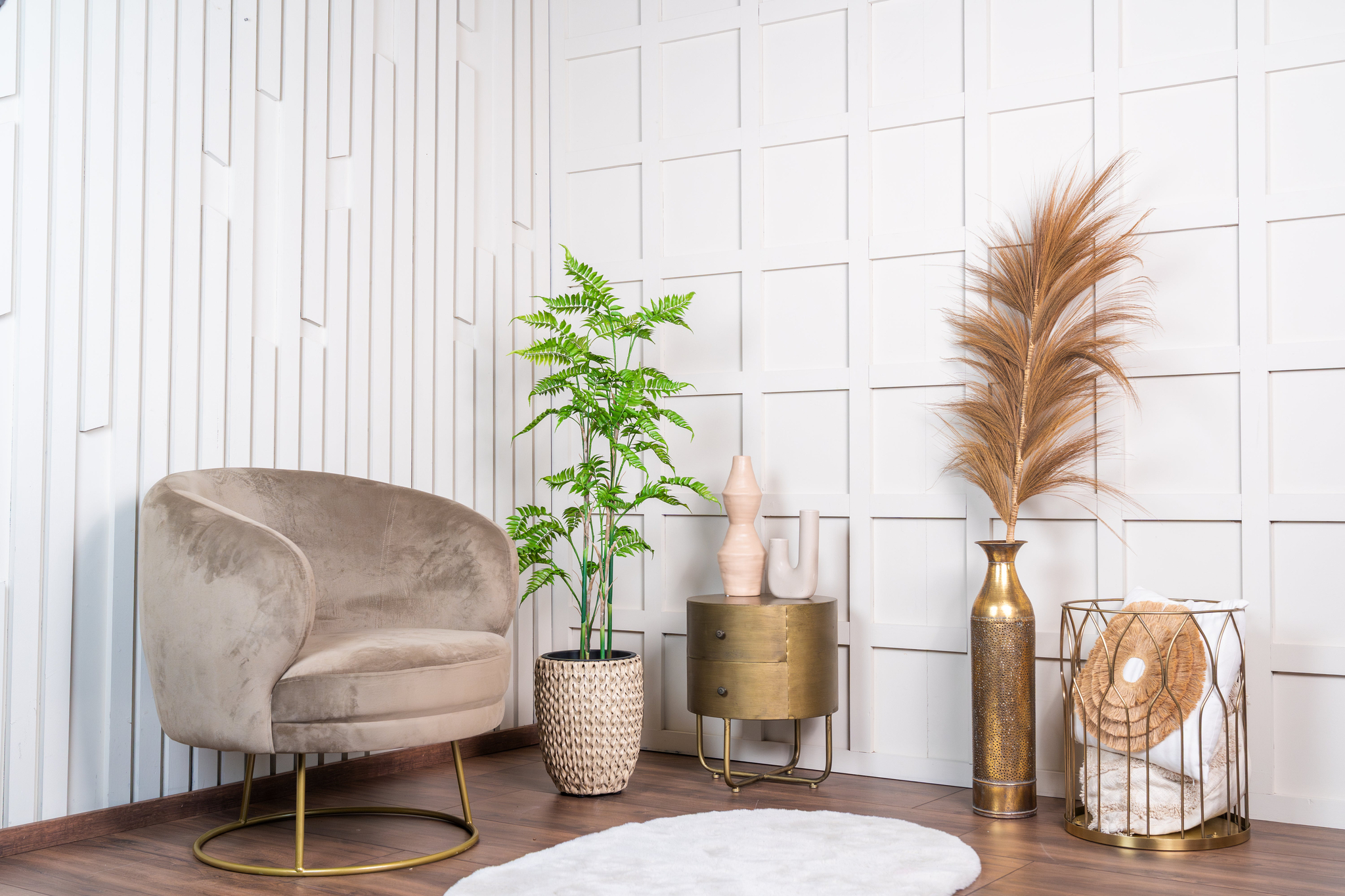 Kunstplant varen 130 cm - Afbeelding 4