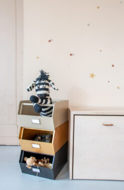 Alternative view of Originele goudkleurige metalen bak