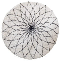 Flowerpower, vloerkleed, Ø110 cm