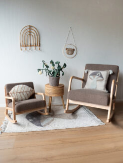 Alternative view of Kidsdepot schommelstoel Arvin - taupe