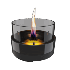 Rosie 18 Zwart/rookkleurig keramiek