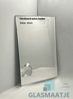 Extra heldere spiegel op maat 4mm – Zuivere reflectie zonder groene waas