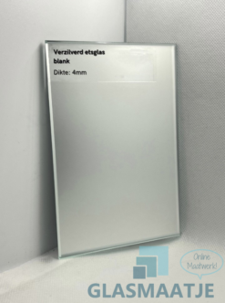 Matglas spiegel op maat 4mm – Mat oppervlak, diffuus spiegelbeeld