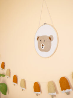Alternative view of Kidsdepot muurhanger Ben - taupe